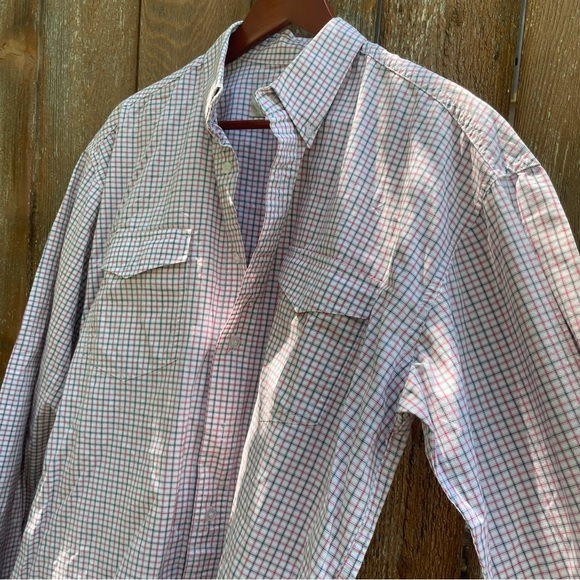 CODY JAMES Men’s Red Plaid Long Sleeve Button Down Pockets Size Large - Picture 7 of 12